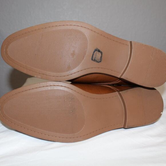 Parker & Sky Men's Brown Faux Leather Lace Up Oxfords Sz 11M - Picture 9 of 11